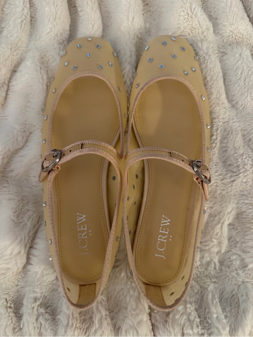 J.Crew Studded Mary Jane Flats Size 7.5